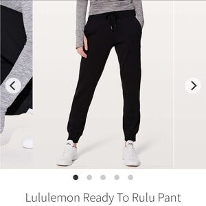 Size 4 Lululemon Ready to Rulu Joggers
